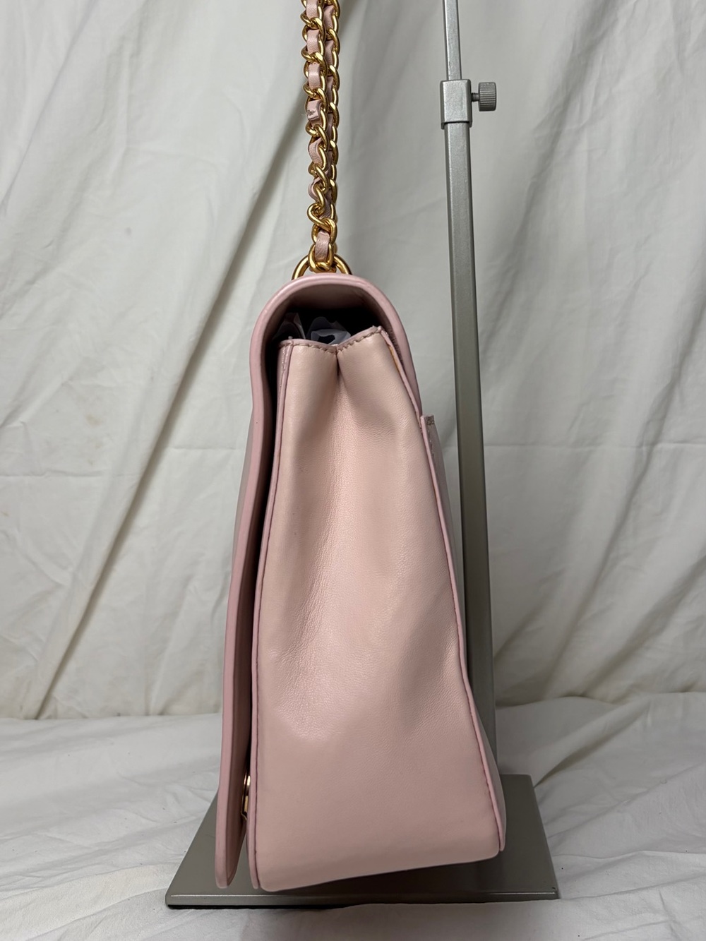 Tory Burch Britten Pink Leather Chain Shoulder Crossbody Bag - Picture 4 of 11